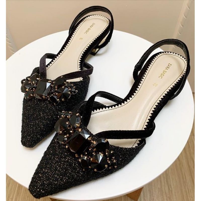 FLAT SHOES ZARA ZR 13  ORI - SEPATU BRANDED WANITA ZARA - SEPATU TEPLEK