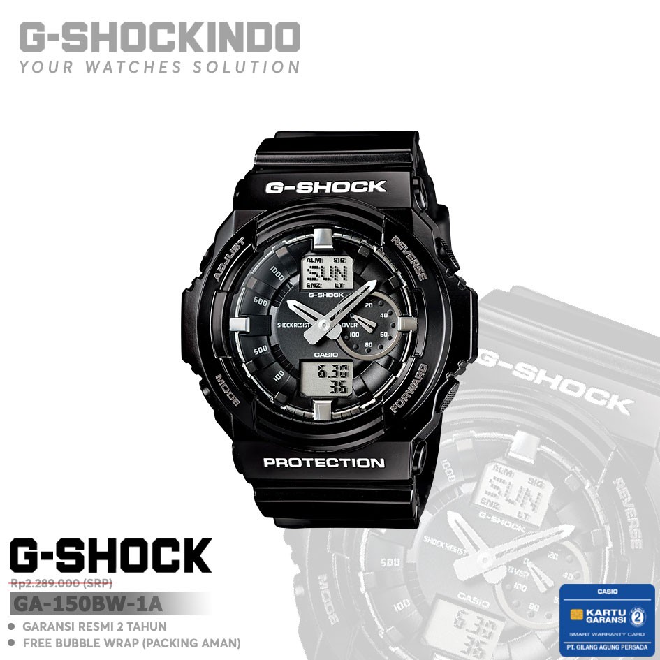 Casio G-Shock GA-150BW-1A / GA-150BW-1ADR Original
