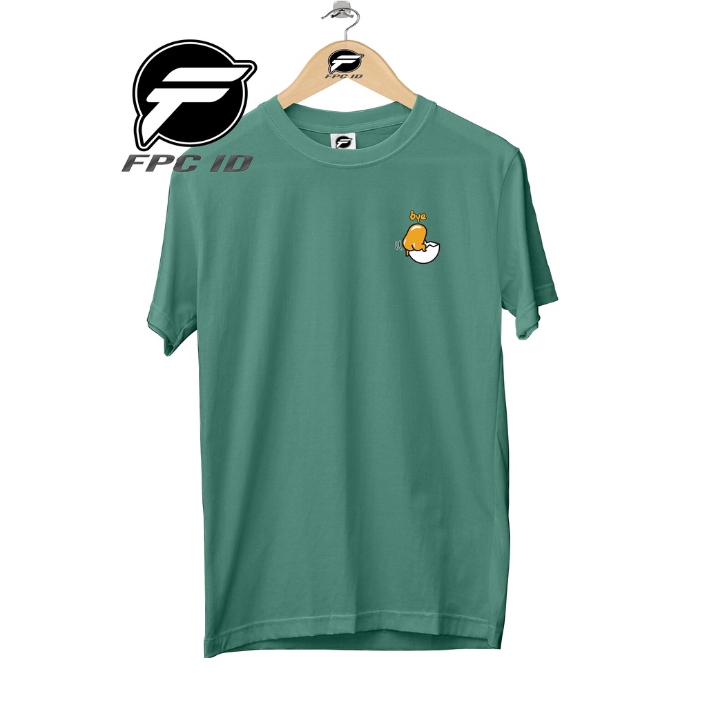 Kaos Distro Logo Bye Lucu Cotton Combed 30s Pakaian Distro Jumbo Pilihan Favorit