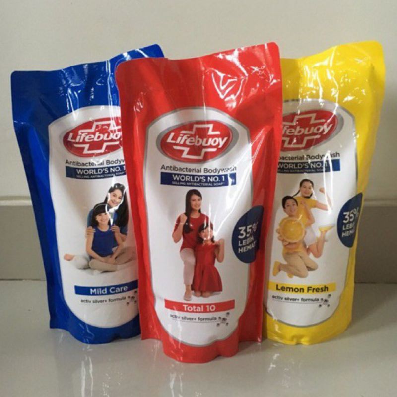 Lifebuoy cair 825ml (kemasan baru) body wash/ sabun cair mandi
