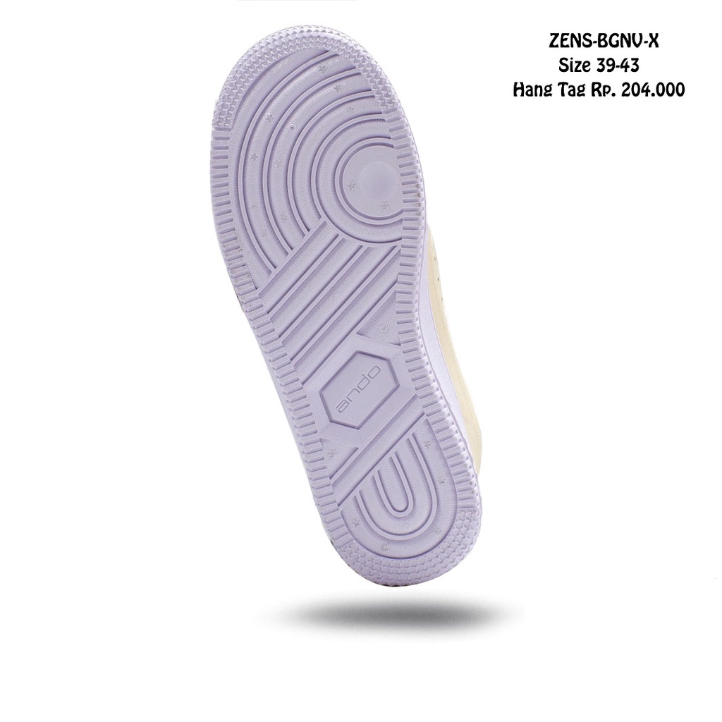Sepatu pria tali original Ando ZENS - BOAZ model running sneakers olahraga 39-43