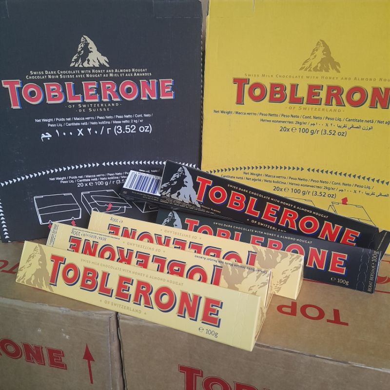 

Toblerone coklat milk/dark 100gr