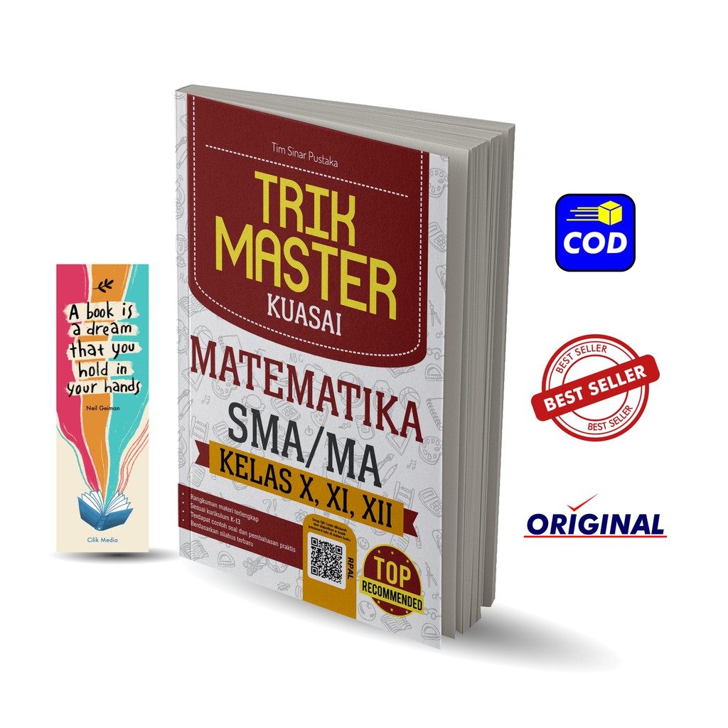 BUKU SMA : TRIK MASTER IPA SMA / BUKU ILMU PENGETAHUAN ALAM SMA / BUKU JURUSAN IPA-Matematika