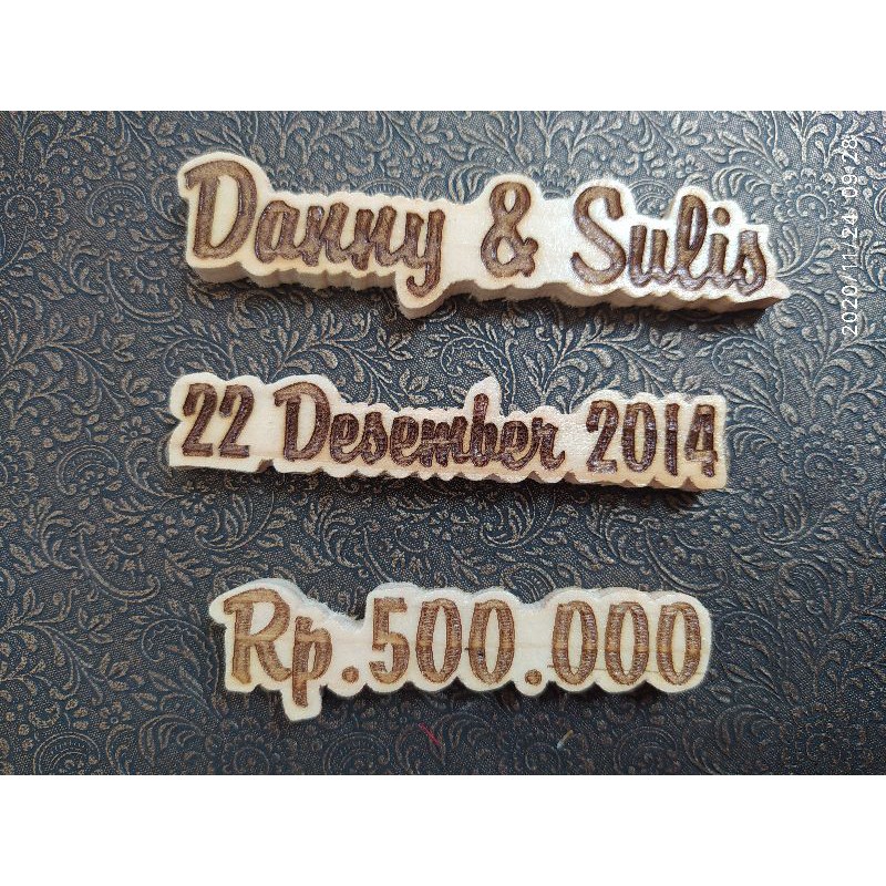 HK26 Nama Mahar Grafir Kayu Cutting Manual