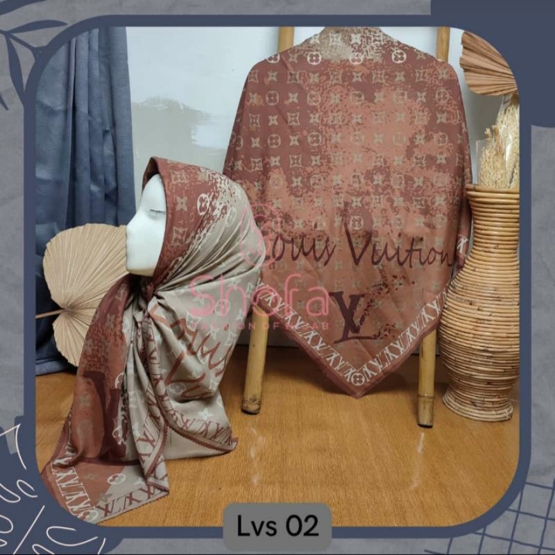 JILBAB SEGIEMPAT MOTIF VOAL TERBARU