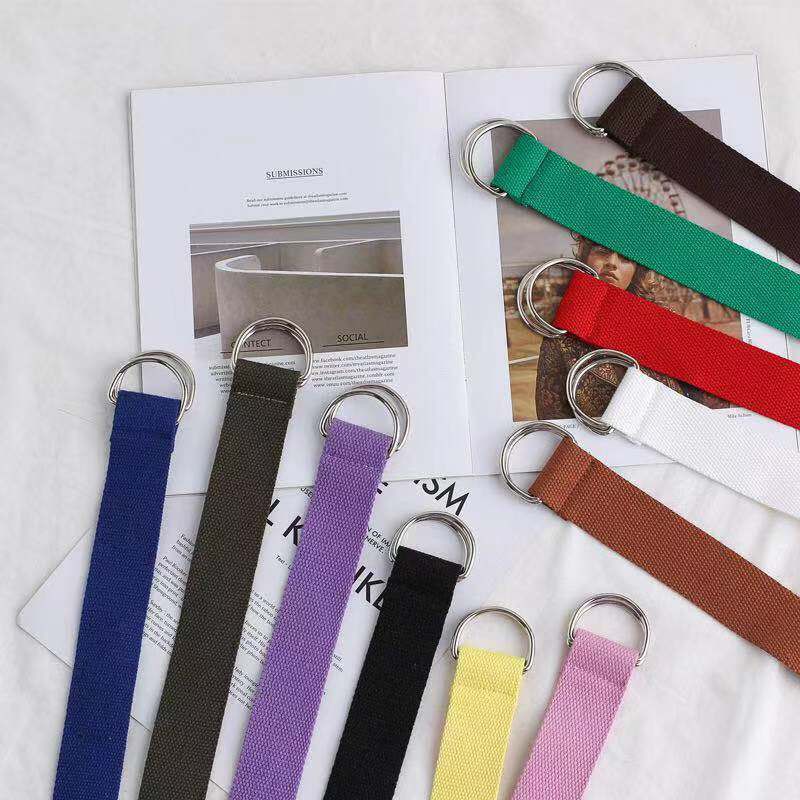 (BISA COD)RINGBELT/RING BELT/ ( NYLON 2,5 cm)IKAT PINGGANG/BELT FASHION KOREA