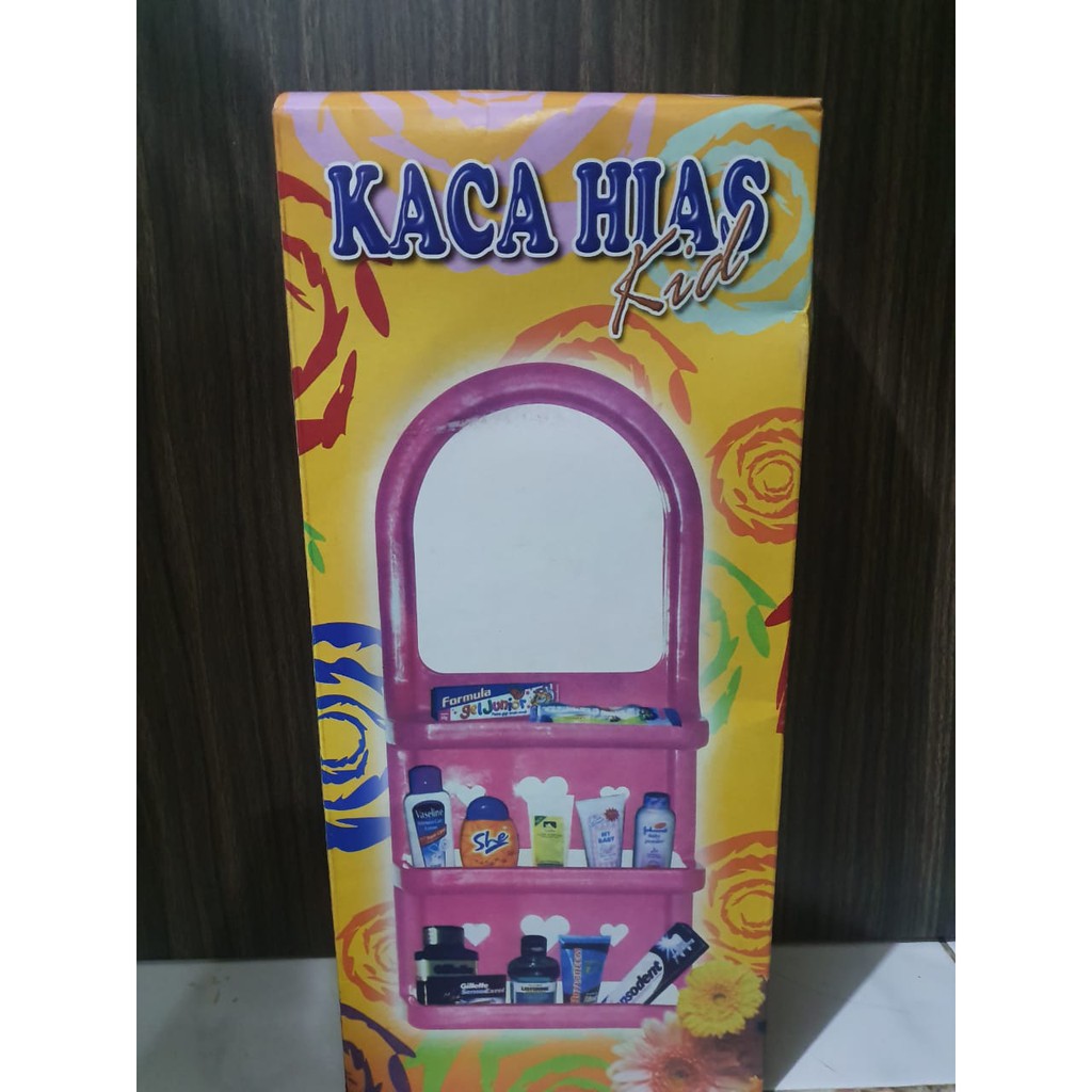 Kaca Rias Plastik Gantung Set untuk Kamar Mandi Rumah Kamar