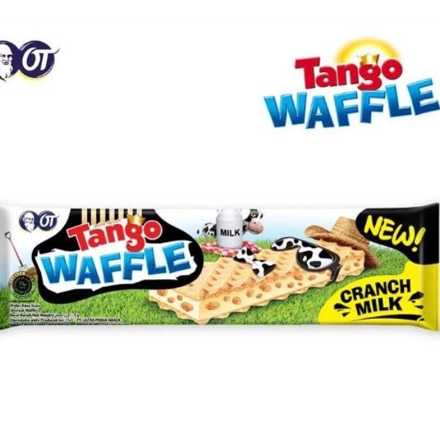 

makanan ringan wafer tango WAFFLE CRANCHMILK 7 GR (20 PCS)