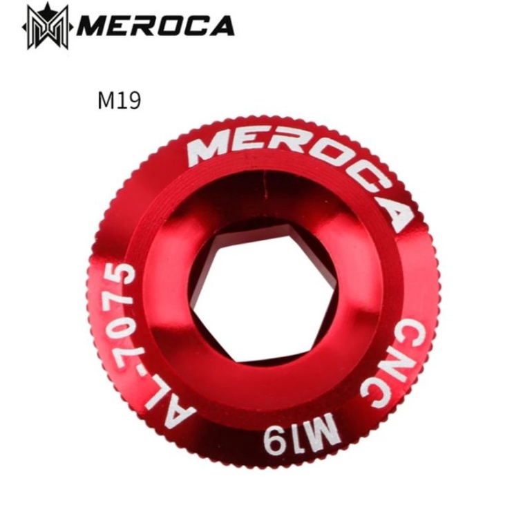 Meroca Baut Arm Crank M19 Baut Crank HT2 Hollowtech 2 Baut Crank Sepeda M19