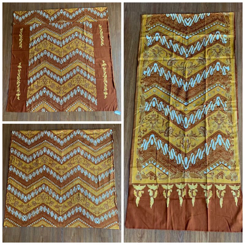 Sarimbit Bahan Satin Motif Batik Untuk Bapak Ibu