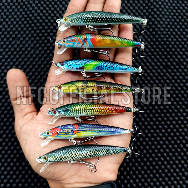 Lure minnow seluang / rasbora 7,5cm/5,5gram, Warna original KILLER,Rekomended for Ultralight Casting
