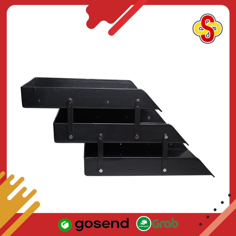 Rak Surat 3 Susun / Rak Dokumen / Rak Kertas Elevated Tray Microtop M 603