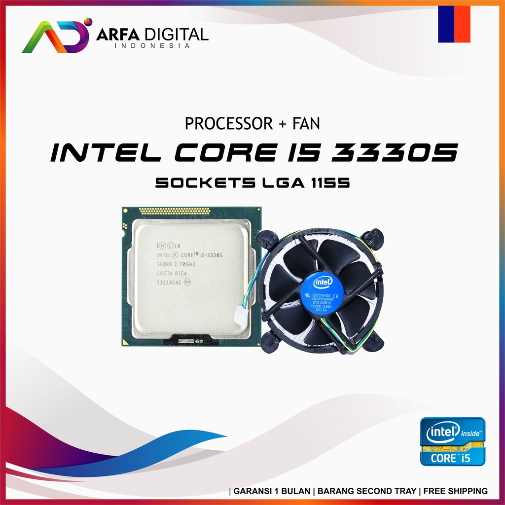 Processor Intel Core i5 3330s LGA1155 Garansi