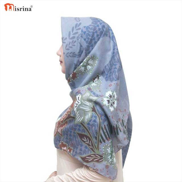 Nisrina Fashion Muslim Kerudung Voal Premium Custom Nama Cita Lova B14