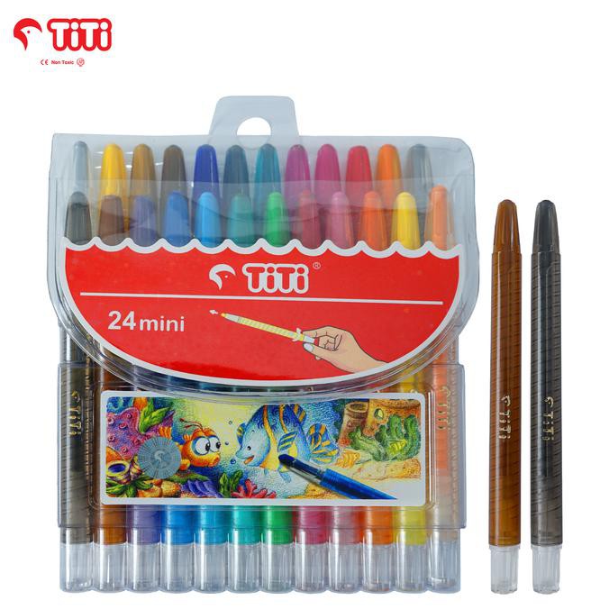 

Twist Crayon Mini TITI 24 Warna Non Toxic