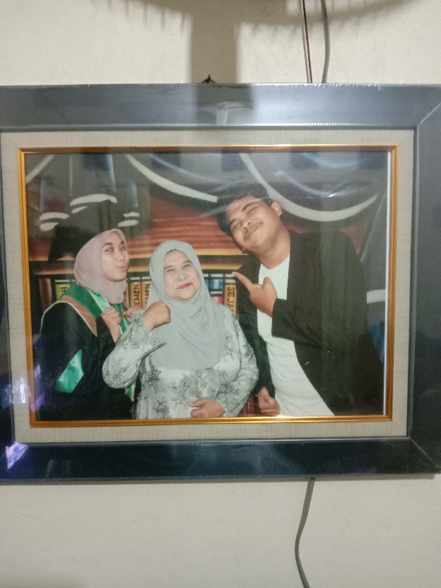 Paket Cetak + Frame Bingkai Pigura Foto Uk  12r 30x40 Minimalis Linen7