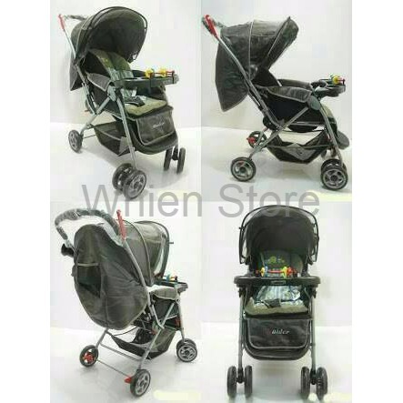 Kereta dorong bayi stroller pliko raider dorongan bayi pliko roda 4