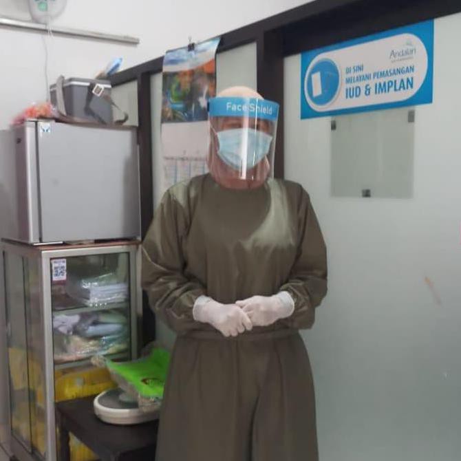 [[BISA COD]] Jubah/gaun bedah APD/baju operasi/bahan parasut premium/surgical gown EKSLUSIF Kode 44