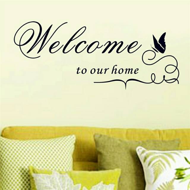 Stiker ruang tamu - Wall sticker quote dunding - dekorasi dinding unik