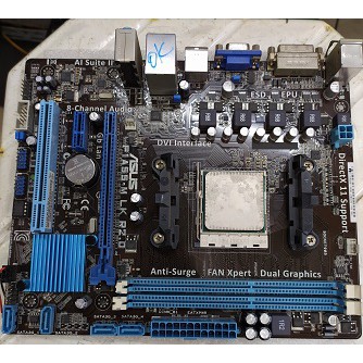 Paket Mainboard AMD FM1 + Processor + Fan