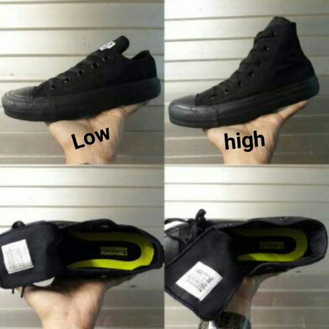 Converse full hitam + box converse