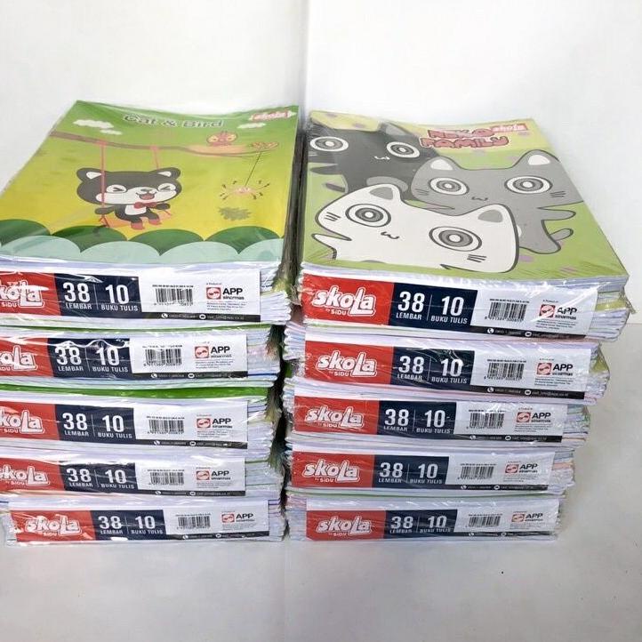 

Kekinian Buku sidu 38 lembar per pak.1 pak isi 10 buku.