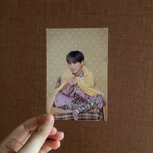 ORIGINAL BTS Suga Postcard PC OFFICIAL - Map Of The Soul:Persona Version 02