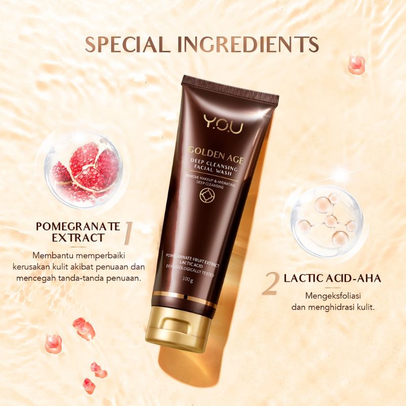 YOU Golden Age Deep Cleansing Facial Wash 100g