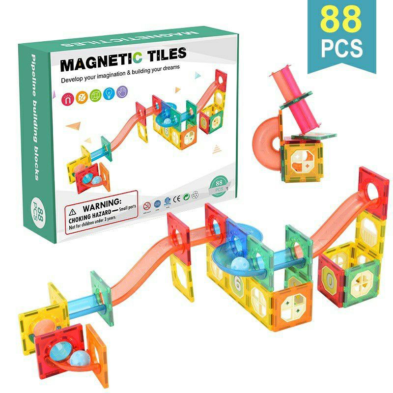 Magnetic Tiles 88 dan 118 pcs