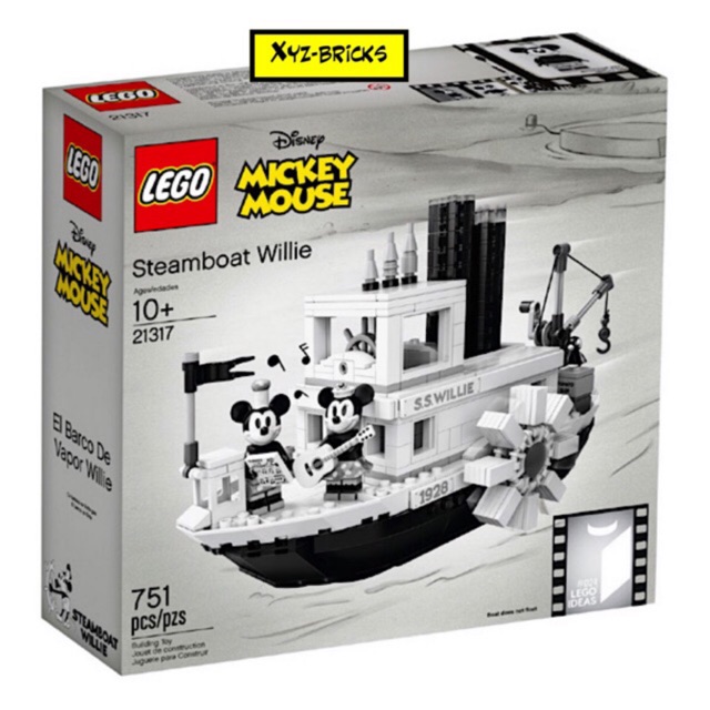 lego 21317 ideas steamboat willie