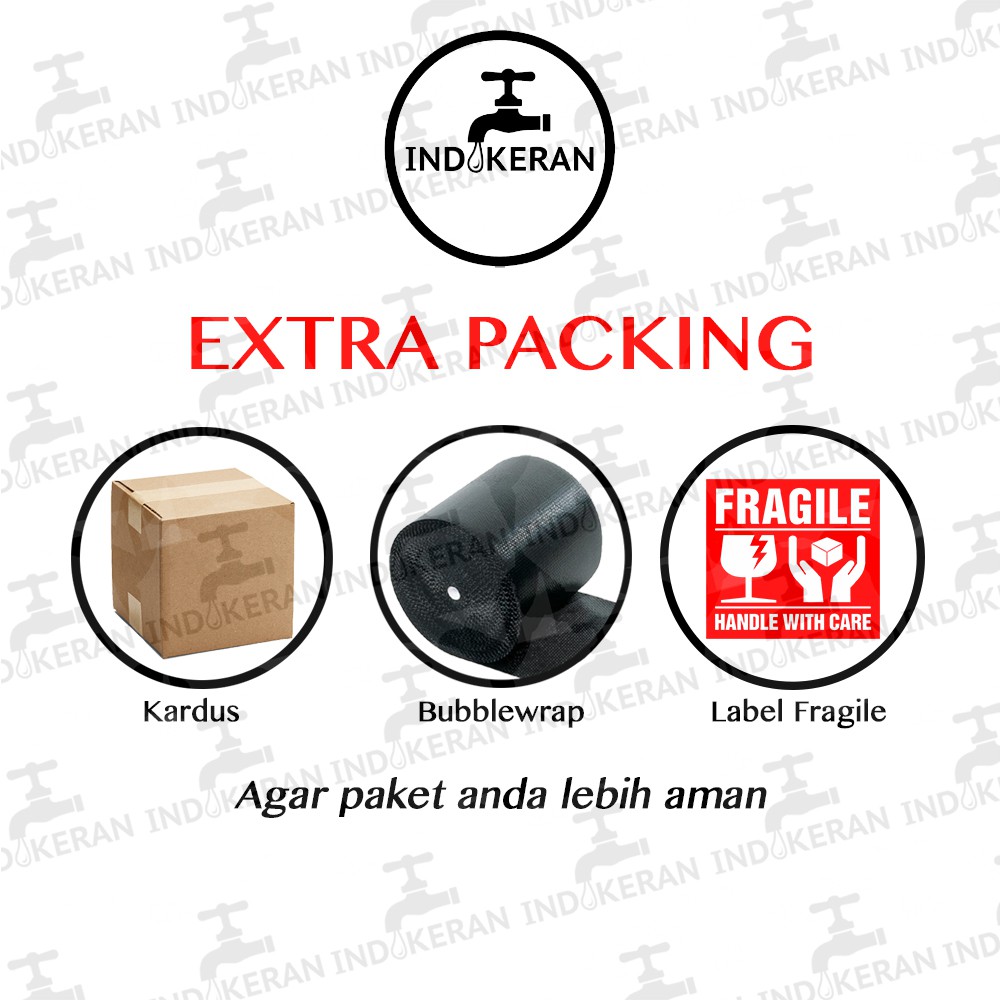 EXTRA PACKAGING ( KARDUS - BUBBLEWRAP - LABEL FRAGILE )