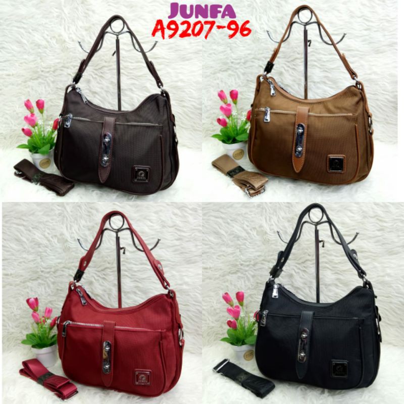 Tas selempang wanita junfa kanvas 8207-96 original
