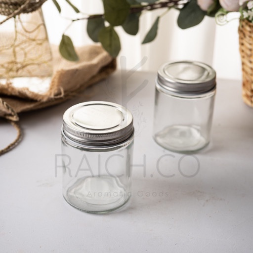 Tempat Bumbu Dapur Toples Rak Tutup Kayu Serbaguna Silver Set Botol Spices Storage Jar Kitchen Stuff