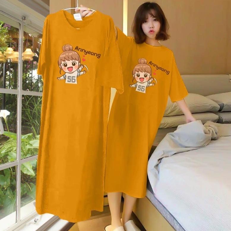 DRESS ANNYEONG WANITA DEWASA JUMBO XXL ◦ PMR.974242