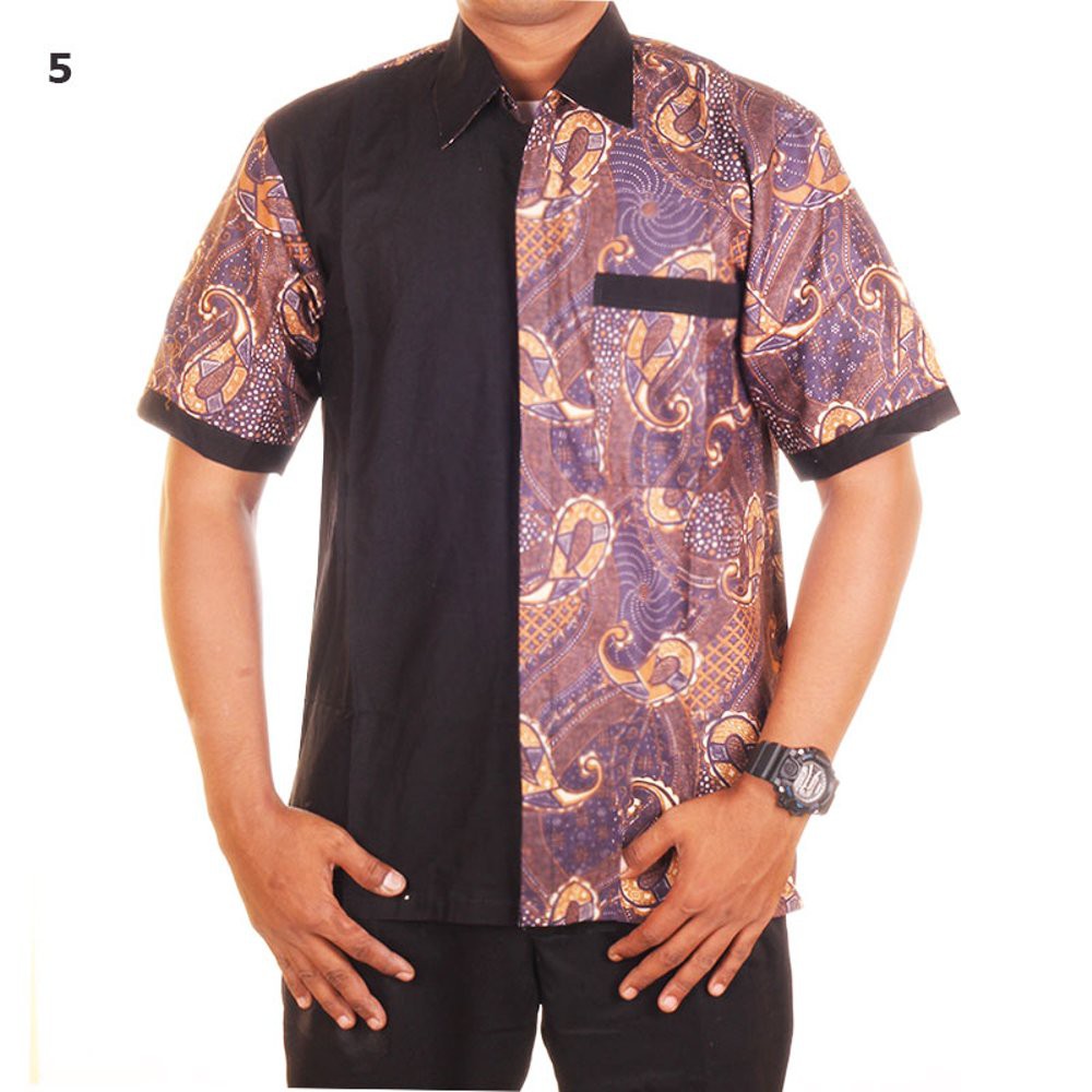 Kemeja Hem Batik Katun Mas Aji Seri C