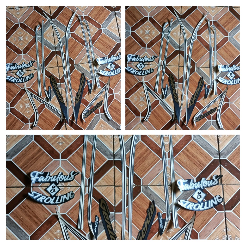 NEW sticker striping motor honda genio fabulous 2022