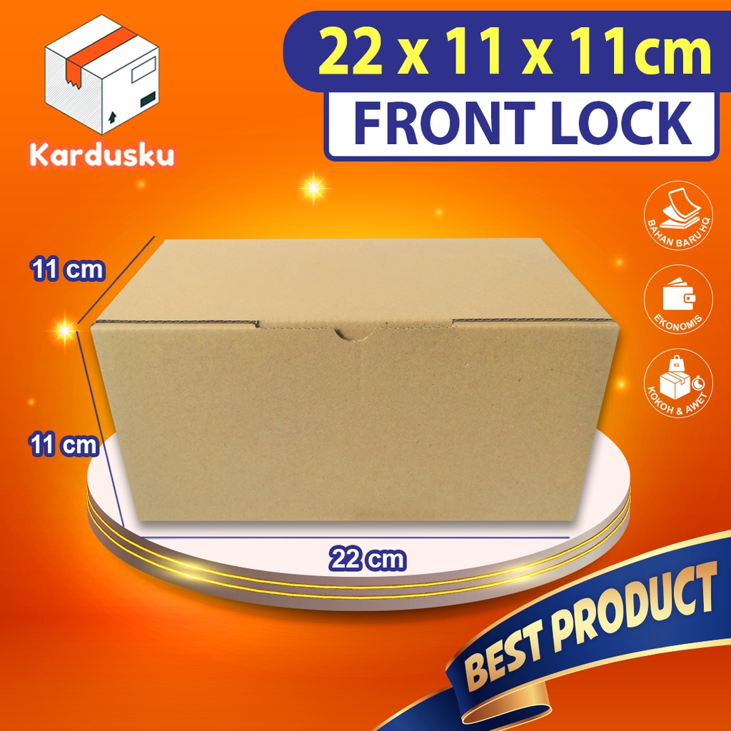 

Kardus Dus uk 22x11x11 cm ( ECER) Die Cut Box Kotak Packing Aksesoris Baju Makanan toples kue