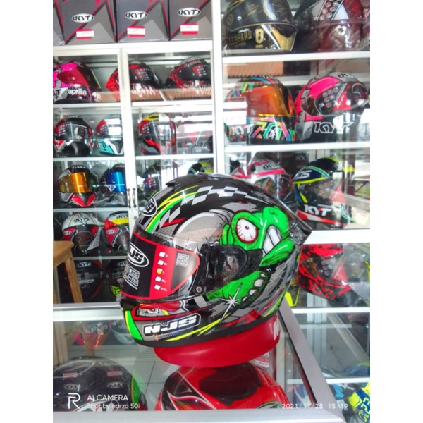 Helm Full Face NJS ZX-1 THE WINNER BLACK