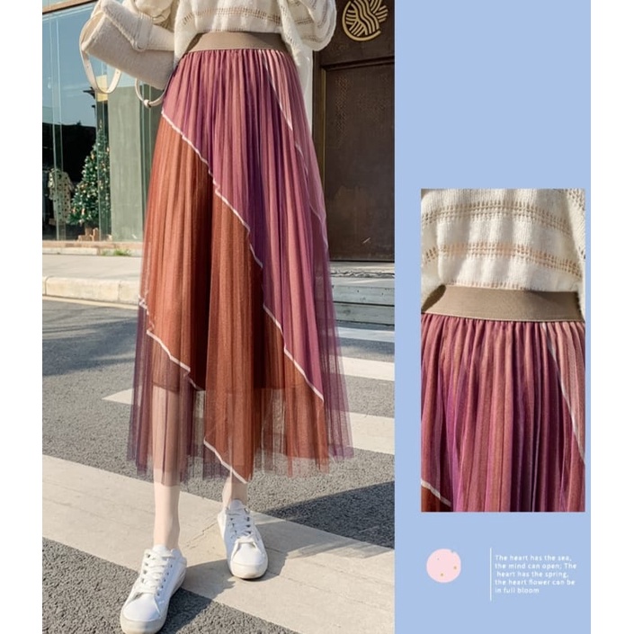 [UNI 028] ROK PANJANG | ROK KOREA | FASHION SKIRT KOREA | ROK PREMIUM