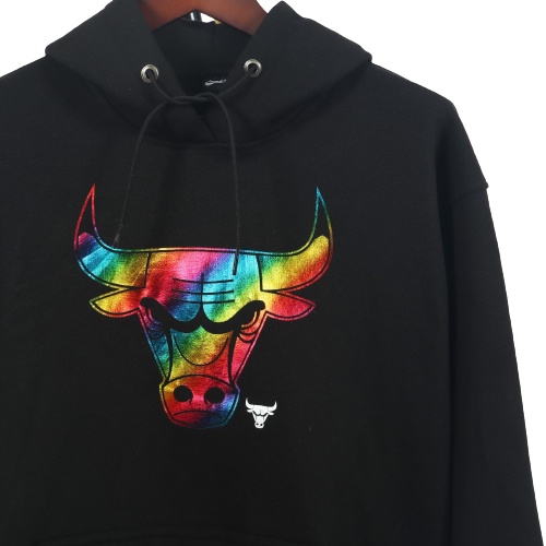 Jaket Sweater Hoodie BULLS RAINBOW – Black Edition Fashion Trendy Casual Pria Good Brand Quality Sty