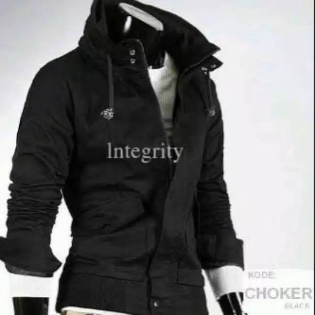 Jaket Pria Integrity Black - Jaket Cowok Hitam Keren