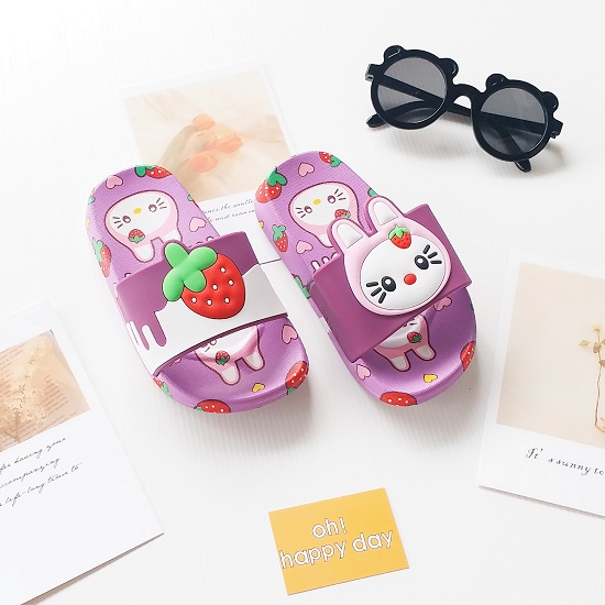 HappyOliver HELLO BERRY Sandal Anak Perempuan Bahan Karet Model Lucu 2-5 Tahun