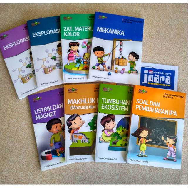 Buku Olimpiade Sains IPA Terpadu SD/MI KANDEL dari Tim Prof. Yohanes Surya Ph. D