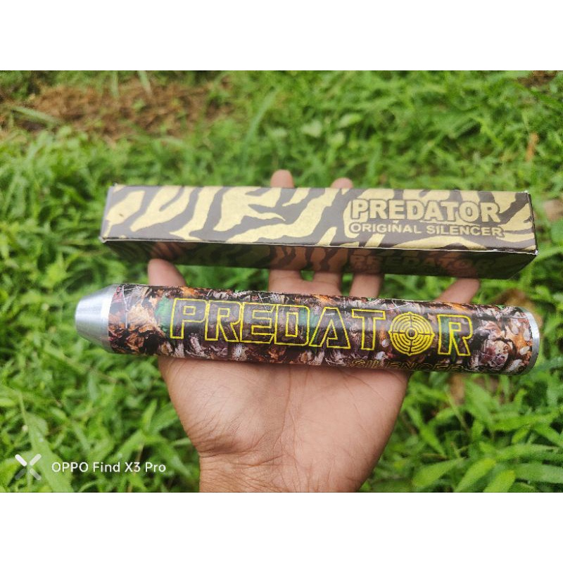 Peredam suara Senapan angin Predator camo Senyap