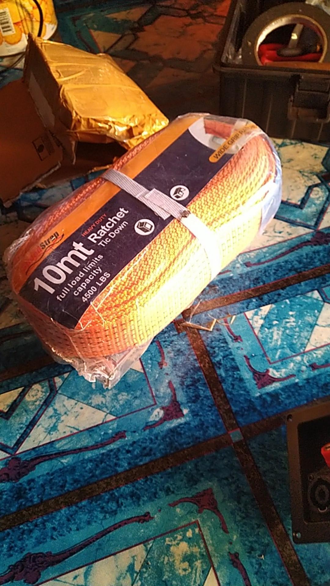 Ratchet Tie Down / Cargo Lashing / Tali Pengikat Barang 2”x2tonx10m