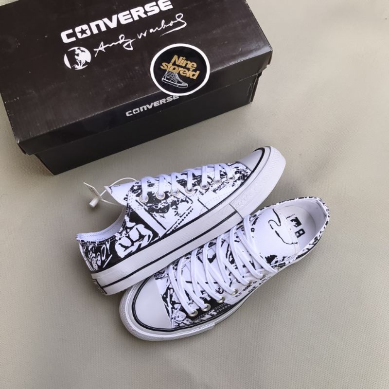ANDY WARHOLL x CONVERSE ALLSTAR 70s OX | CONVERSE PREMIUM | CONVERSE VIETNAM | BONUS KAOS KAKI