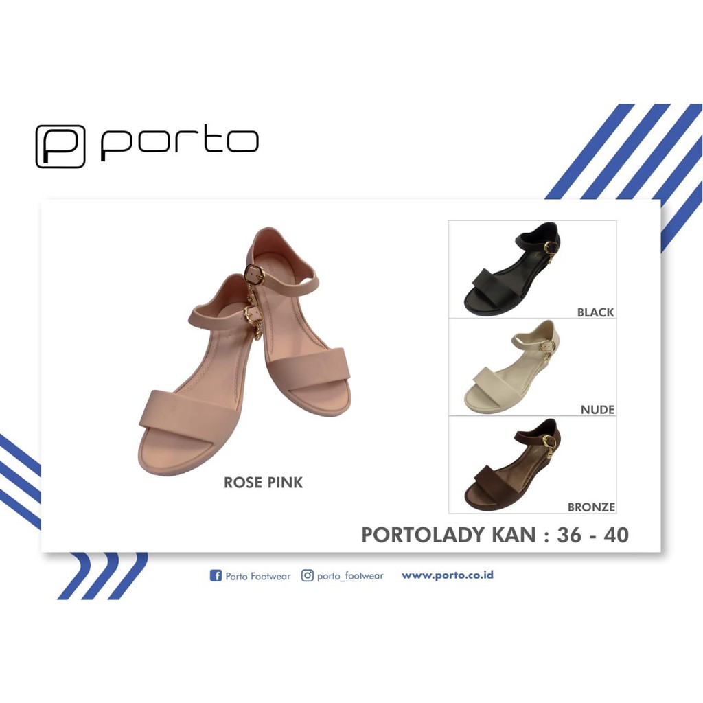 Sepatu Wanita Porto Flat Shoes Wanita Terbaru 2020 Diva Jelly Kekinian Porto Korea Murah Mules Flath
