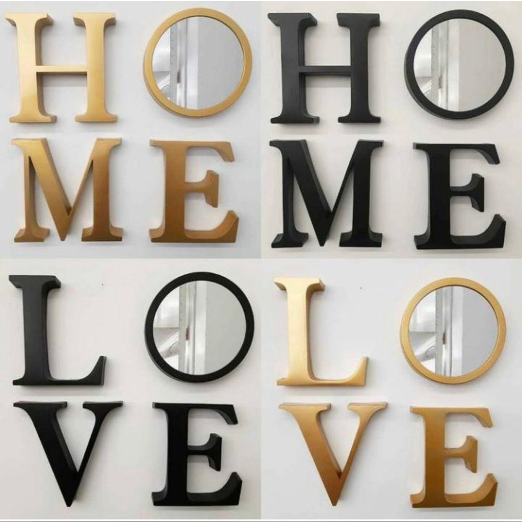 set Hiasan dinding informa HOME LOVE