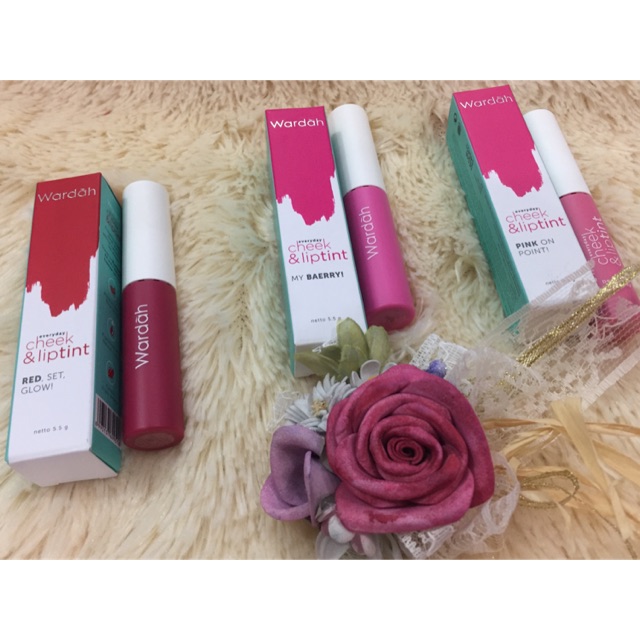 WARDAH CHEEK &amp; LIP TINT 5.5 Gr