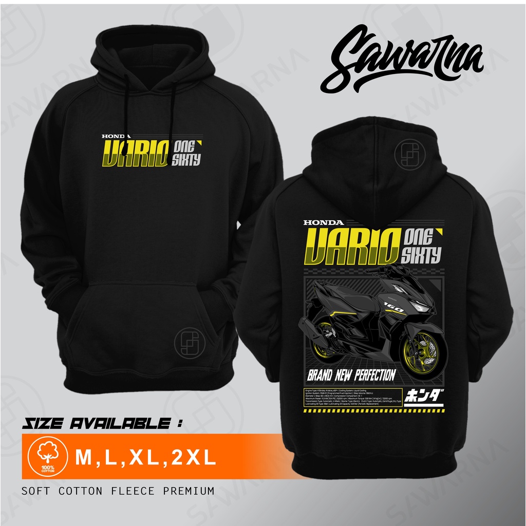 Sweater Hoodie Polos / Gambar VARIO ONE SIXTY Pria Wanita Racing Switer Cowok Premium Distro (BAYAR 